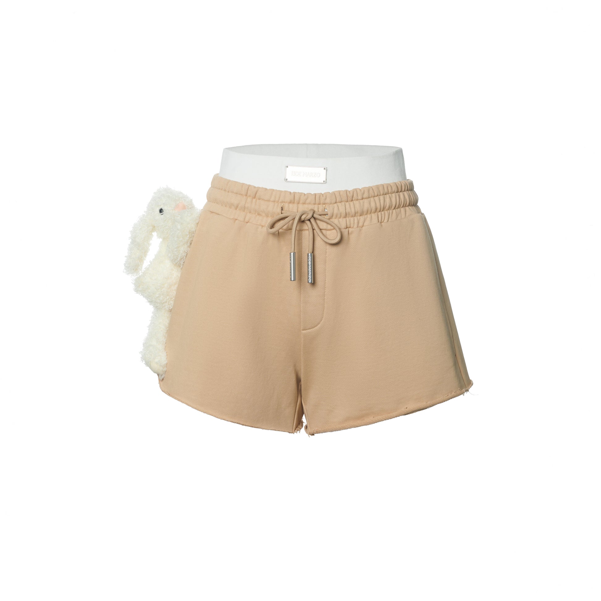 13DE MARZO DOUBLE WAIST SWEATSHORTS BROWN BlankRoom