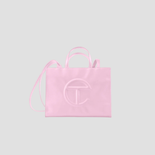 TELFAR MEDIUM SHOPPING BAG BUBBLEGUM