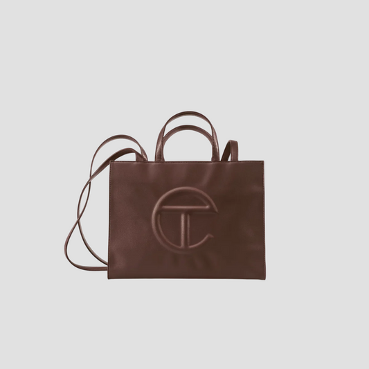 TELFAR MEDIUM SHOPPING BAG CHOCOLATE