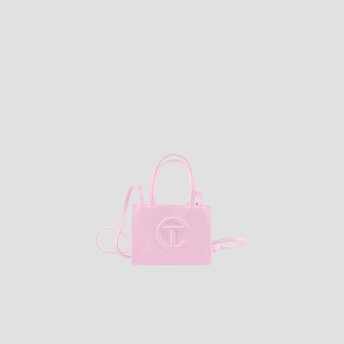 TELFAR SMALL SHOPPING BAG BUBBLEGUM