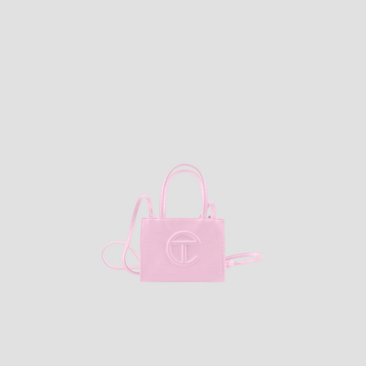 TELFAR SMALL SHOPPING BAG BUBBLEGUM