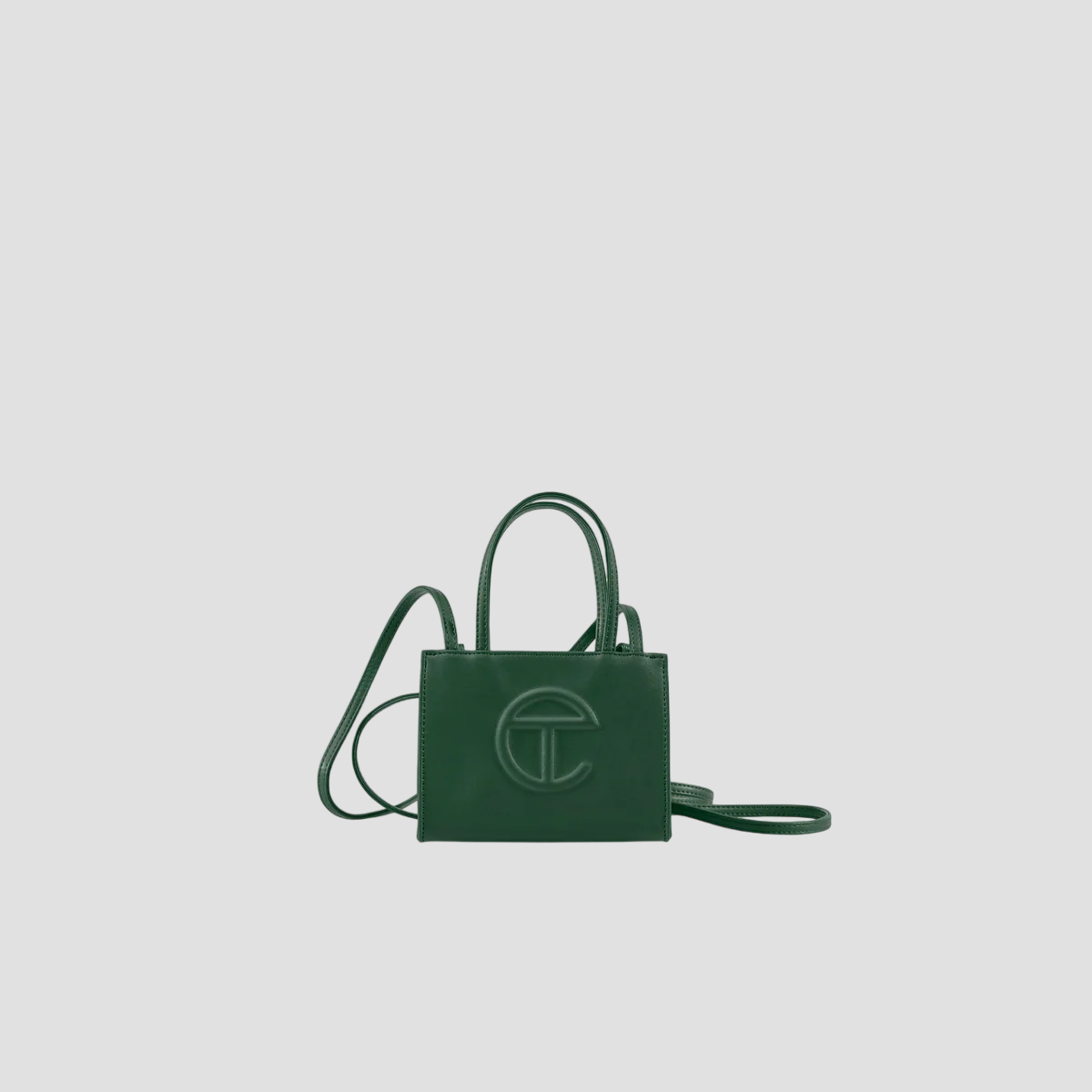 TELFAR SMALL SHOPPING BAG DARK OLIVE