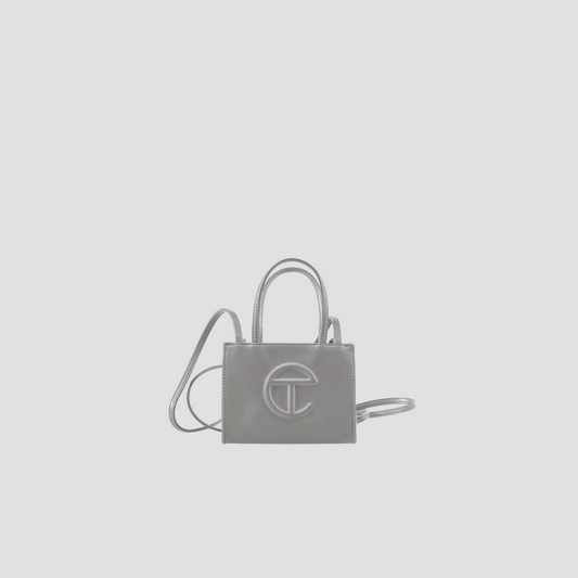 TELFAR SMALL SHOPPING BAG GREY