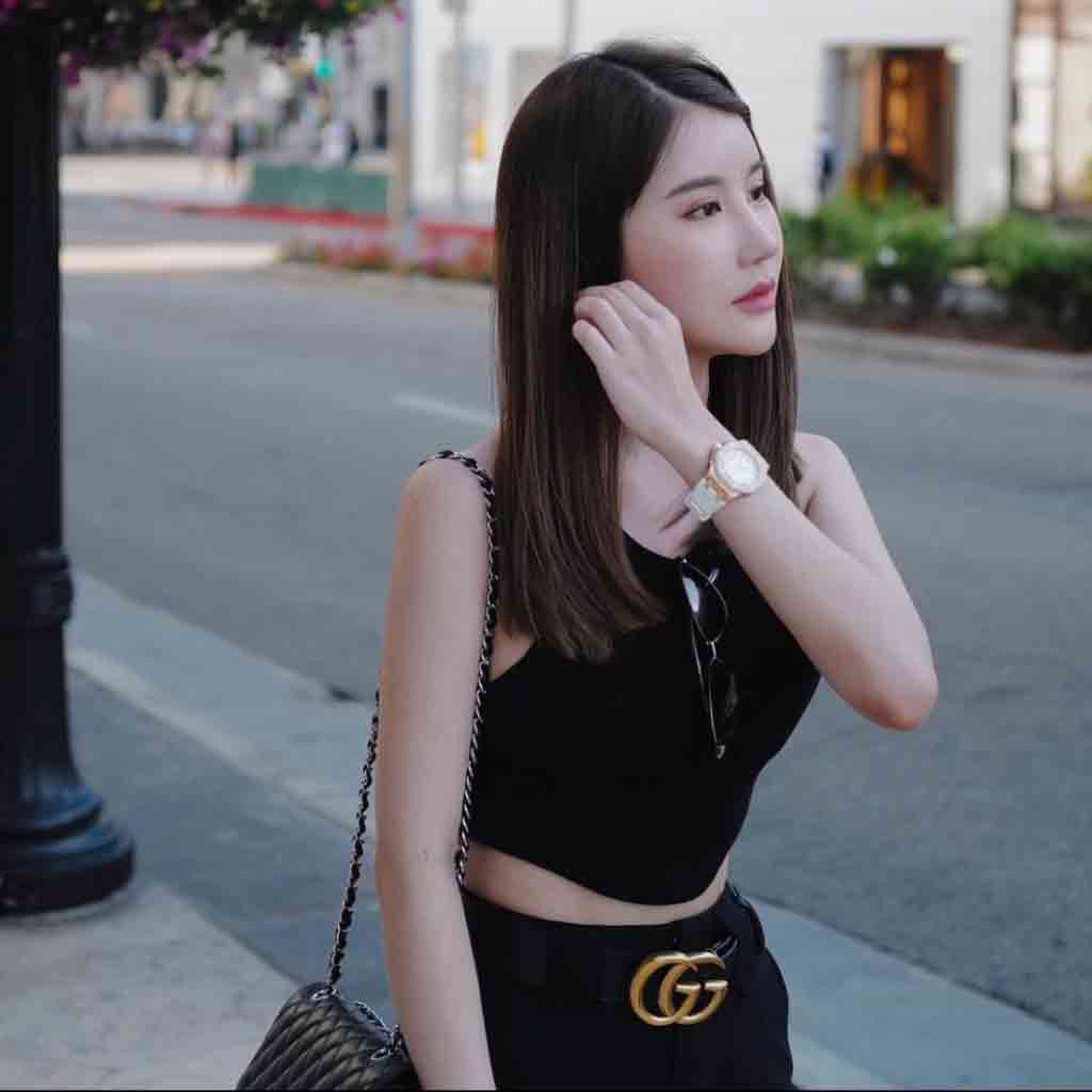 thắt lưng gucci leather belt with double g buckle