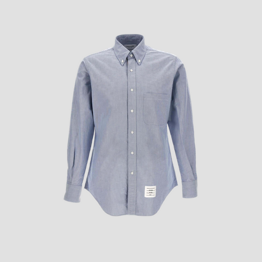 THOM BROWN NAVY OXFORD SHIRT MWL010E-F0313-480