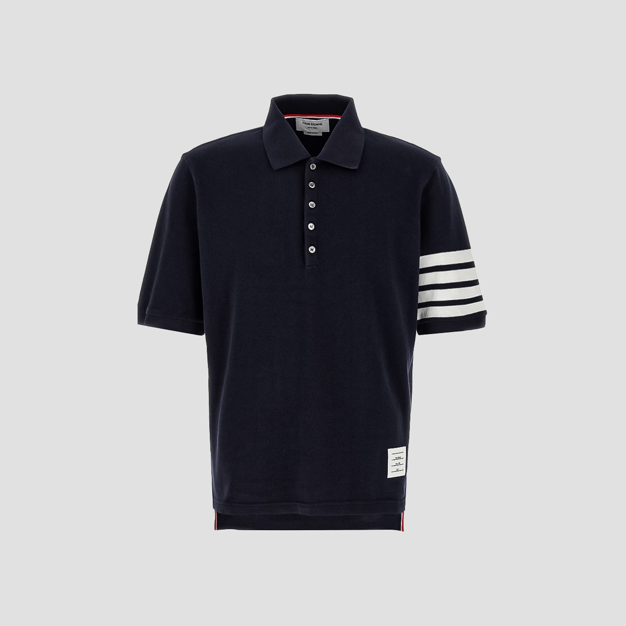 Thom Browne W/ 4-Bar in Sustainable Piqué Navy MJP136G-07976-415