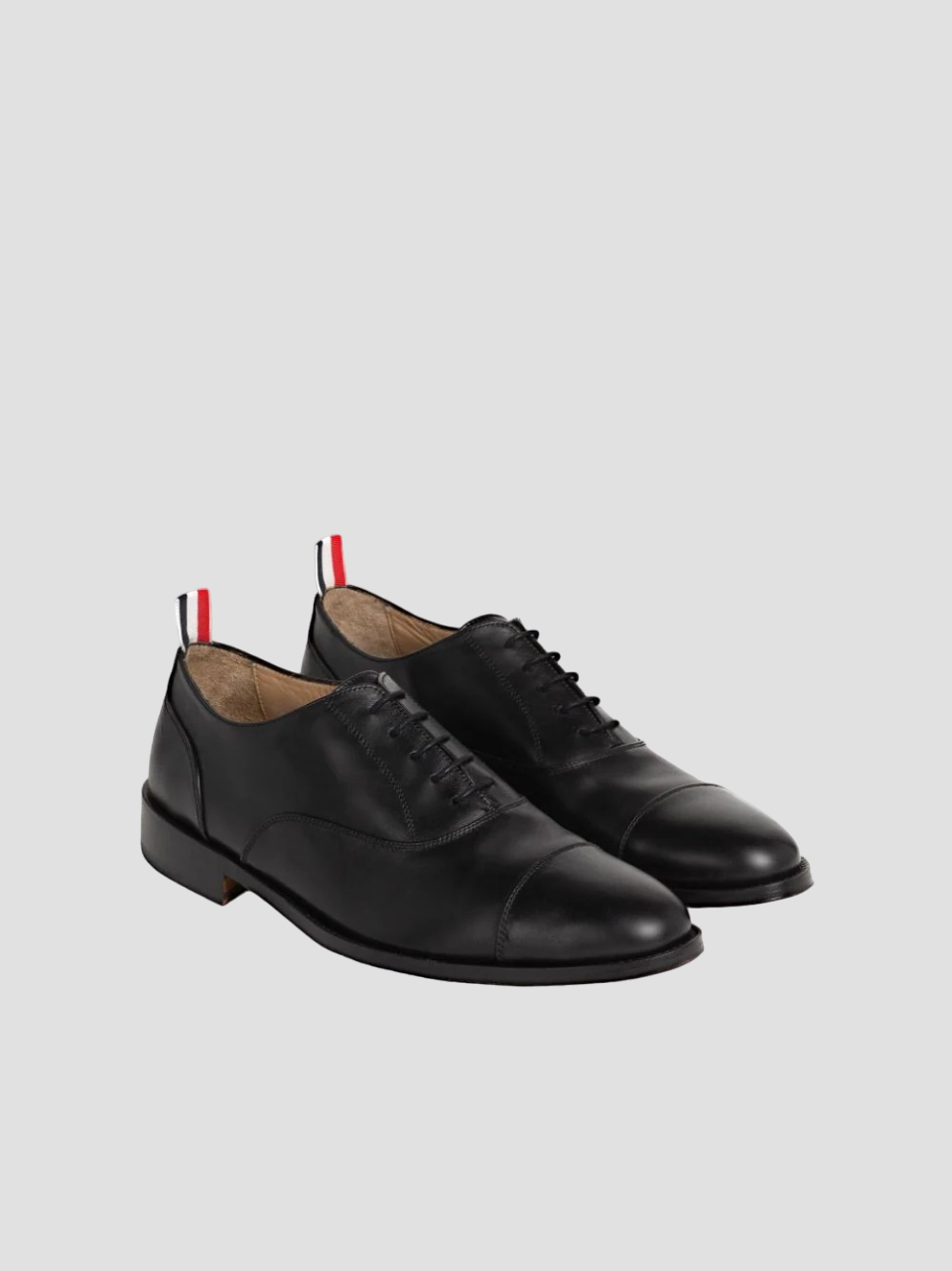 THOM BROWNE VITELLO CALF LEATHER CAP TOE OXFORD MFD250A05584001