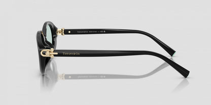 Tiffany & Co. glasses on a light gray background