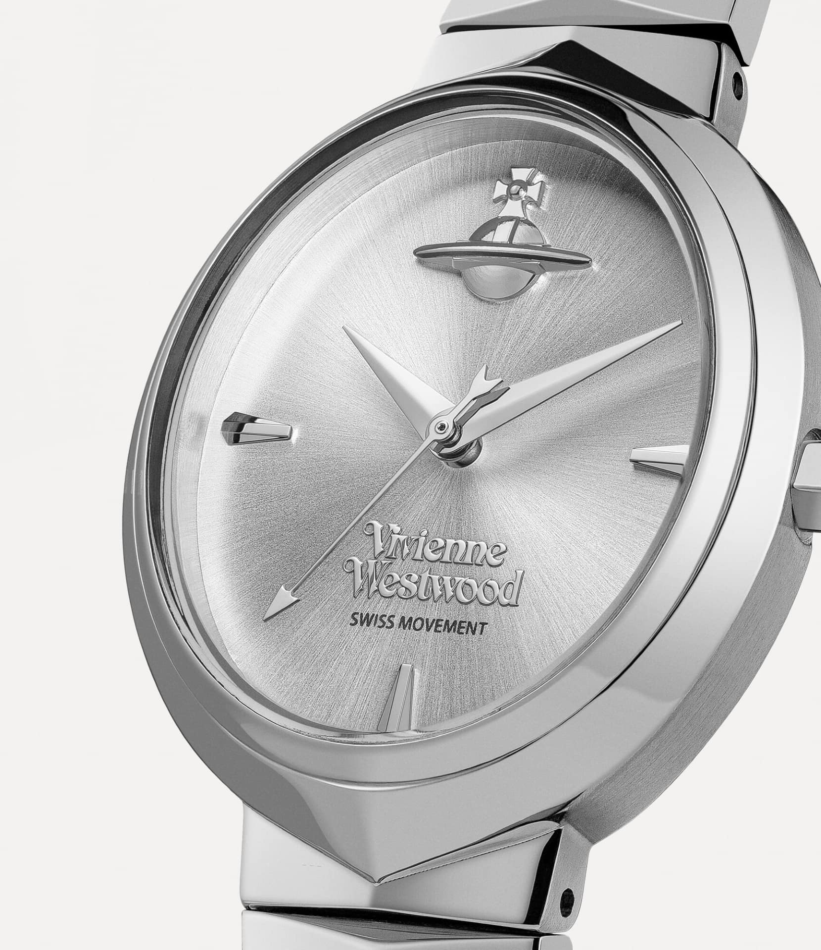 Armour Watch Silver VV314SLSL 8050164230395 with 'Vivienne Westwood' branding on a white background