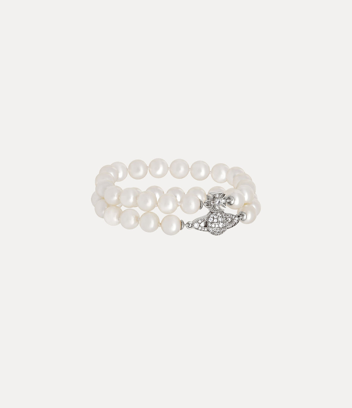 chi tiết VIVIENNE WESTWOOD GRAZIELLA PEARL BRACELET SILVER 6103006M-02P132-CN