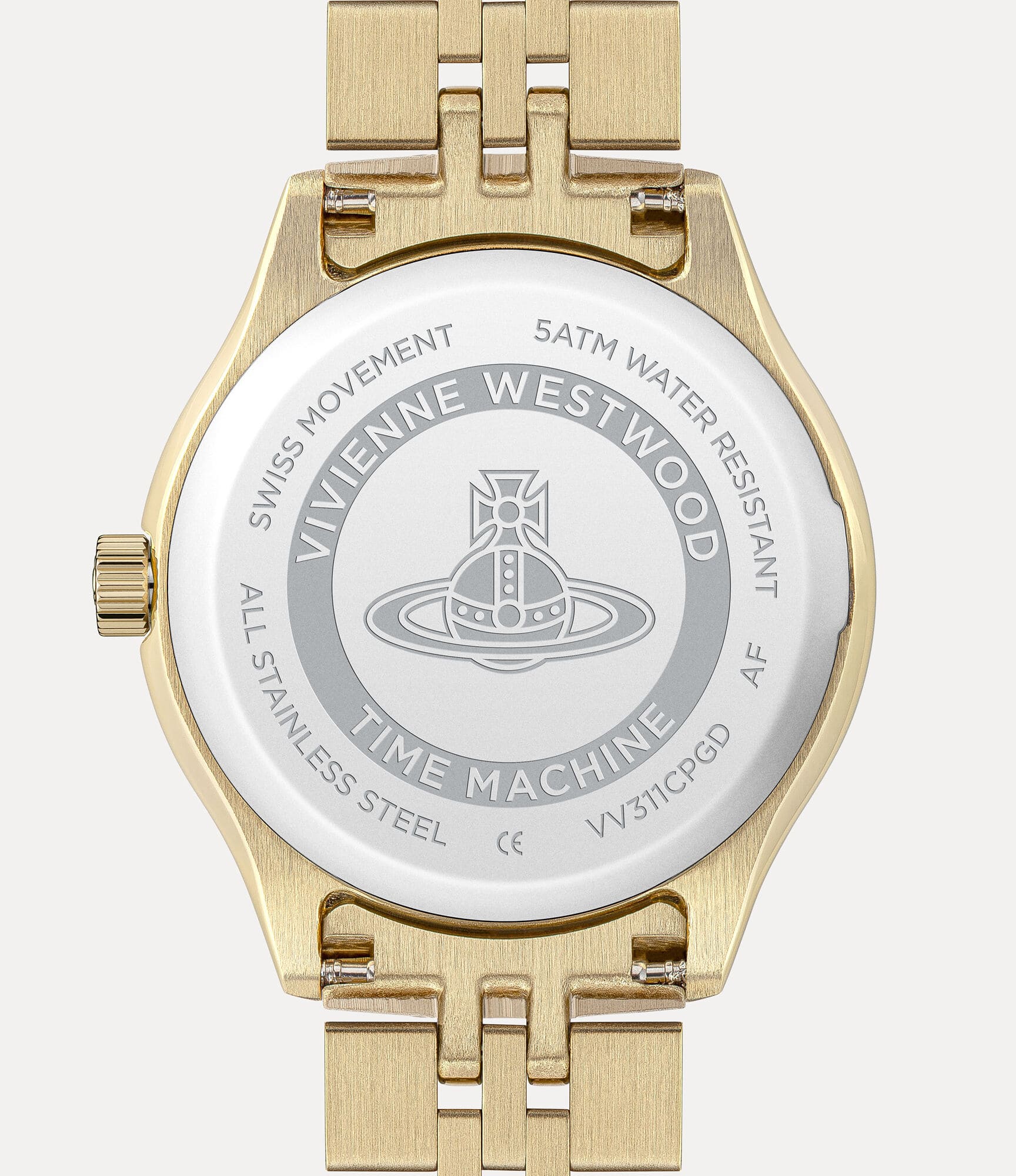 mặt đằng sau của đồng hồ