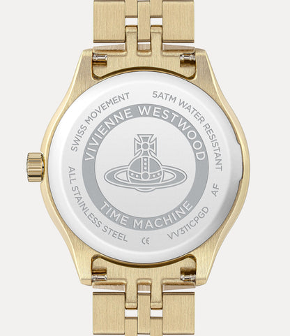 mặt đằng sau của đồng hồ