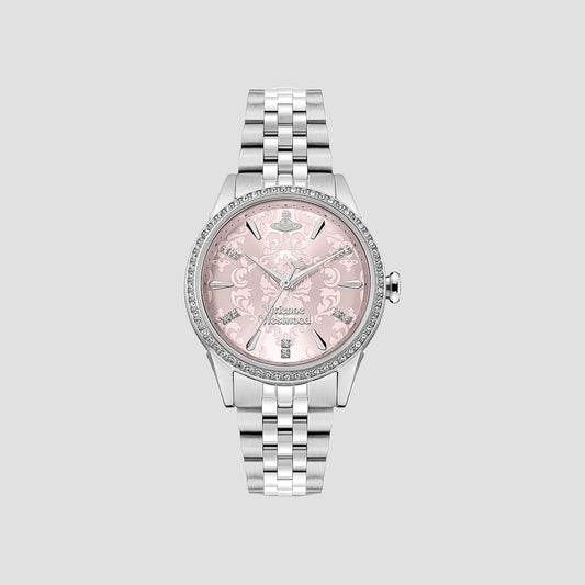 Vivienne Westwood Little Wallace Silver Pink Watch VV327PKSL 8050164232023