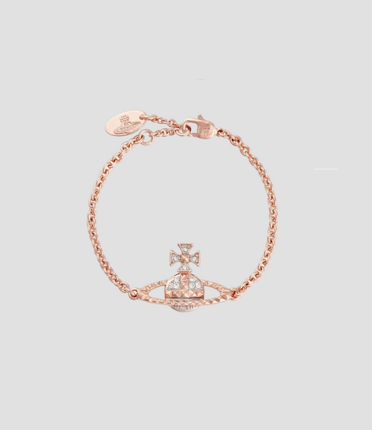 VIVIENNE WESTWOOD MAYFAIR BAS RELIEF BRACELET ROSE GOLD 61020032-G118-MY