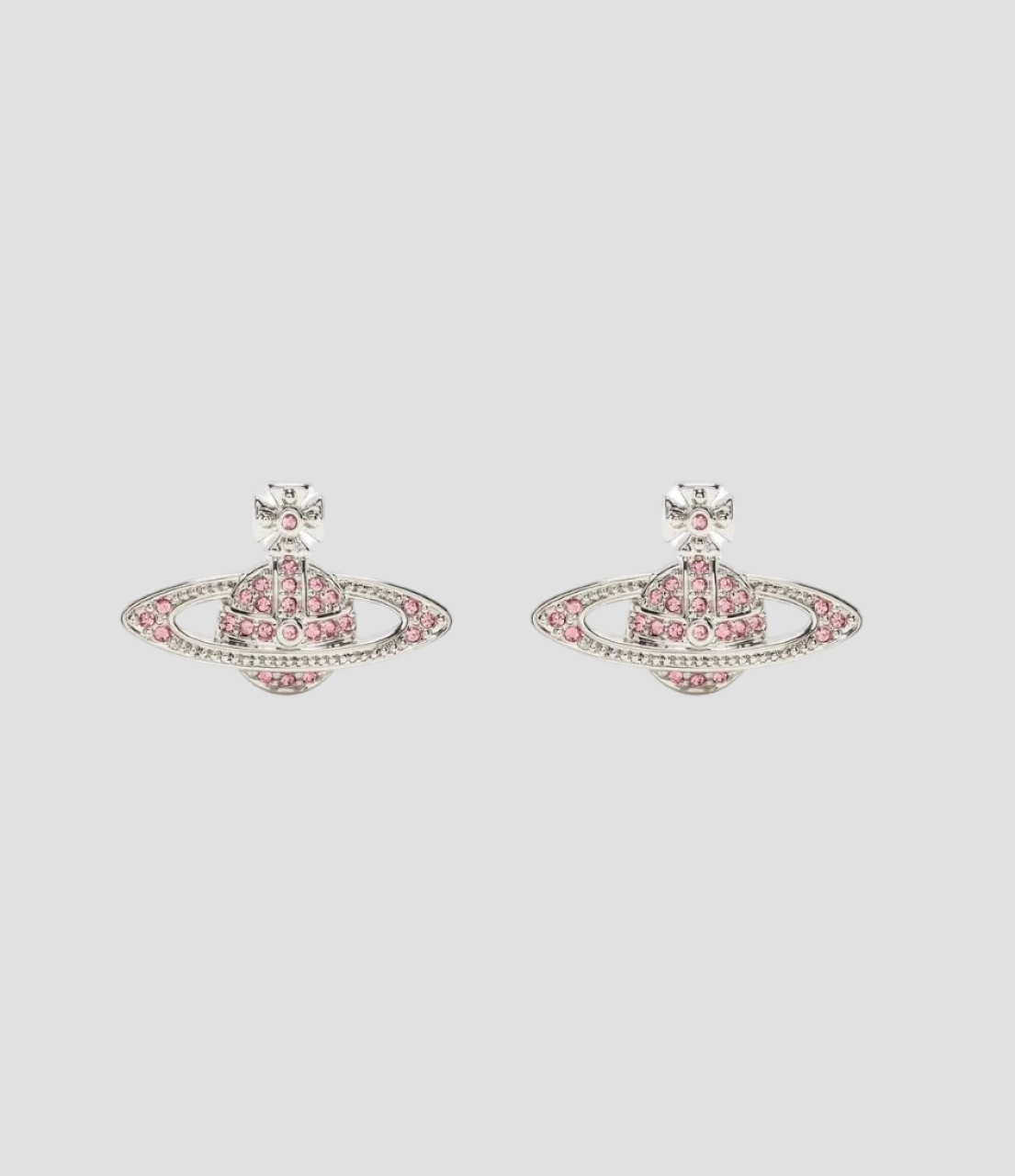 VIVIENNE WESTWOOD MINI BAS RELIEF EARRING ROSE