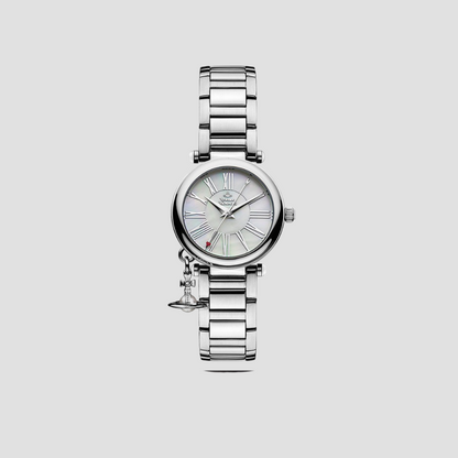 VIVIENNE WESTWOOD ORB MOTHER SILVER WATCH VV006PSLSL