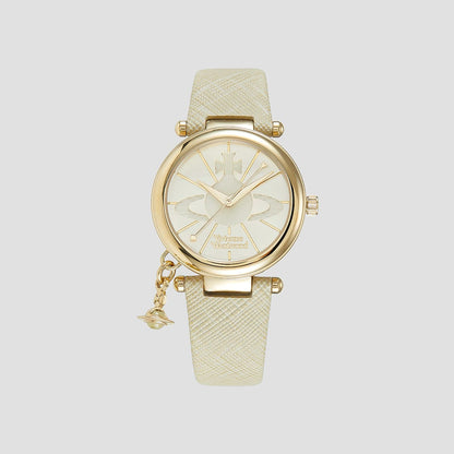 Vivienne Westwood Orb Pop Champagne Gold Ladies Watch vv006gdcm