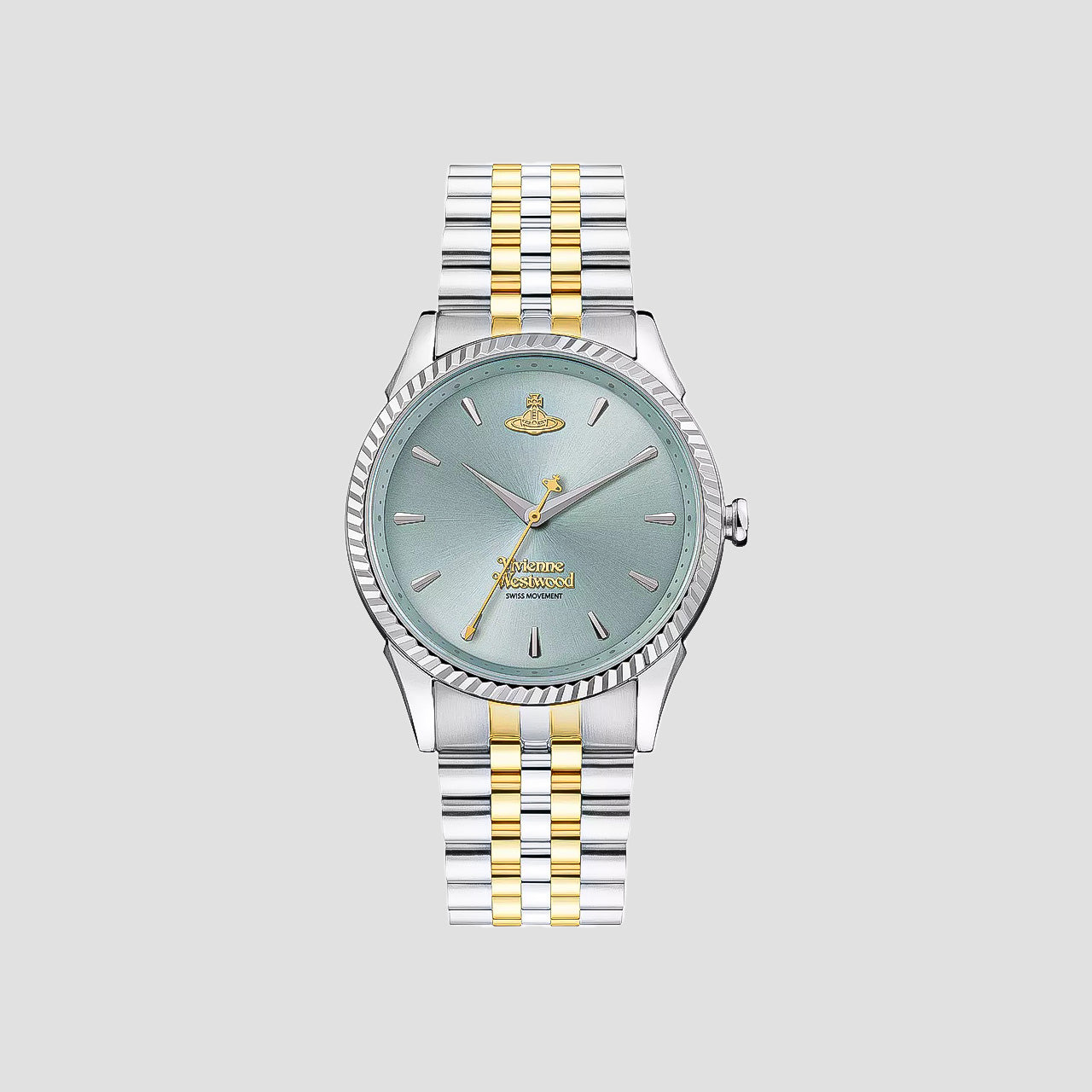 Vivienne Westwood Seymour Blue Dial Silver Watch vv240lgrsg