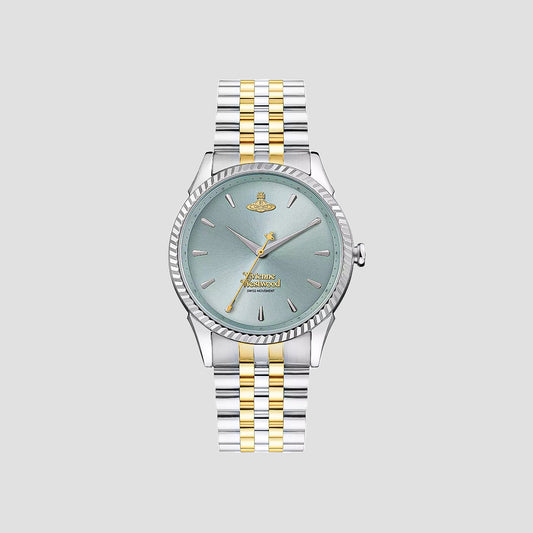 Vivienne Westwood Seymour Blue Dial Silver Watch vv240lgrsg