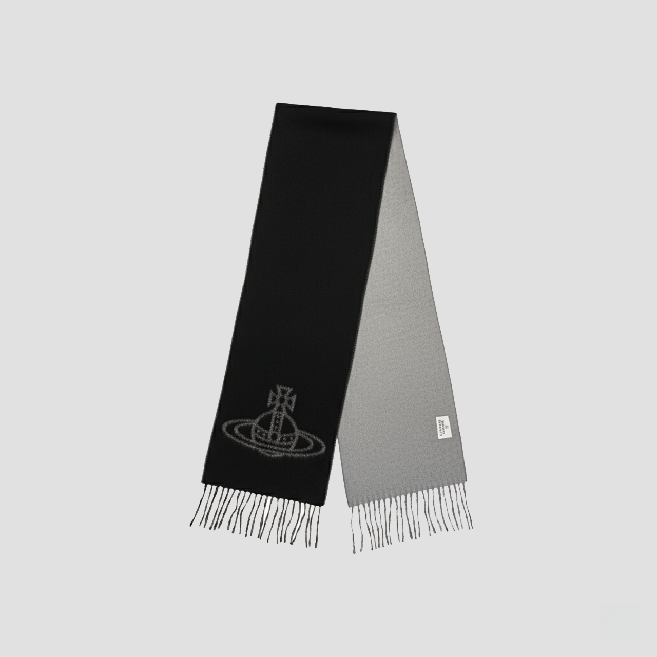 Vivienne Westwood Single Orb Double Scarf Black 81030006-W00ZH-N402 8050889977391