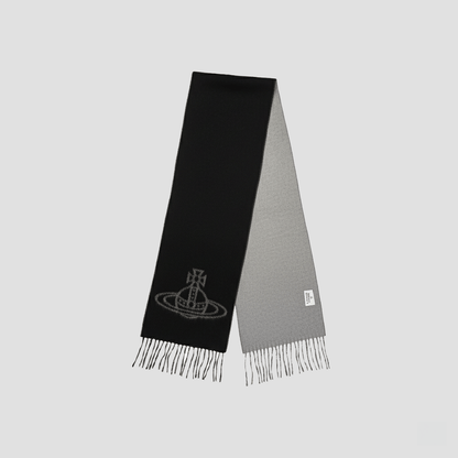 Vivienne Westwood Single Orb Double Scarf Black 81030006-W00ZH-N402 8050889977391