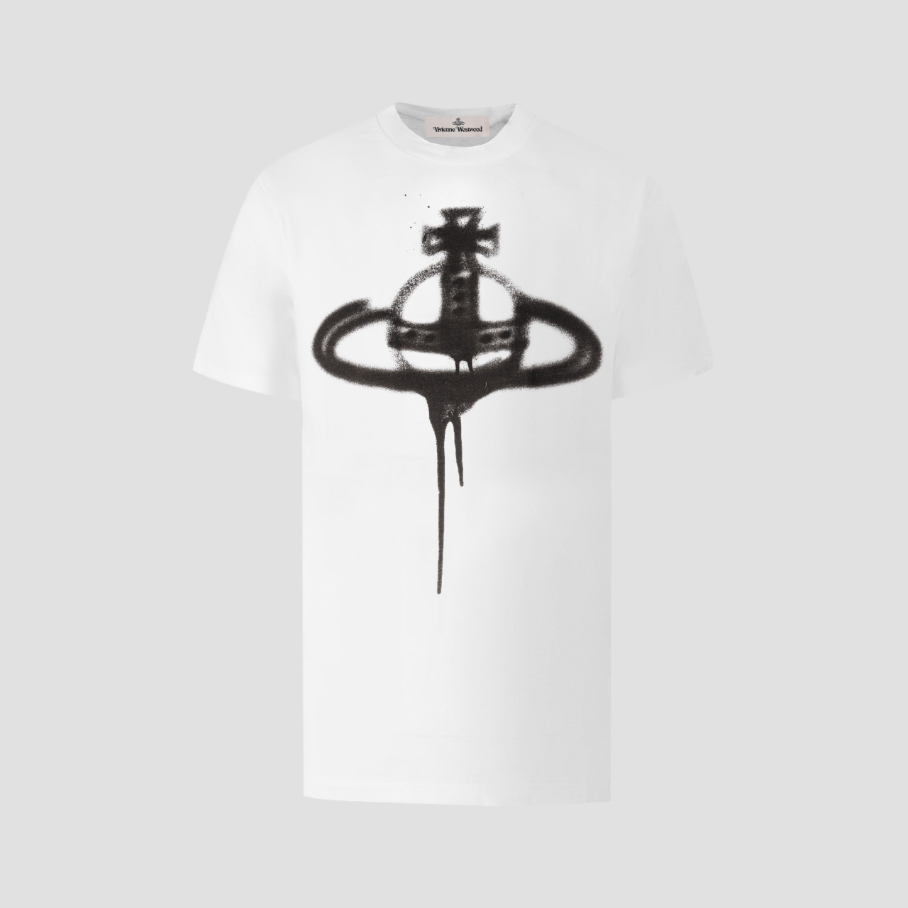 VIVIENNE WESTWOOD SPRAY ORB CLASSIC WHITE T-SHIRT