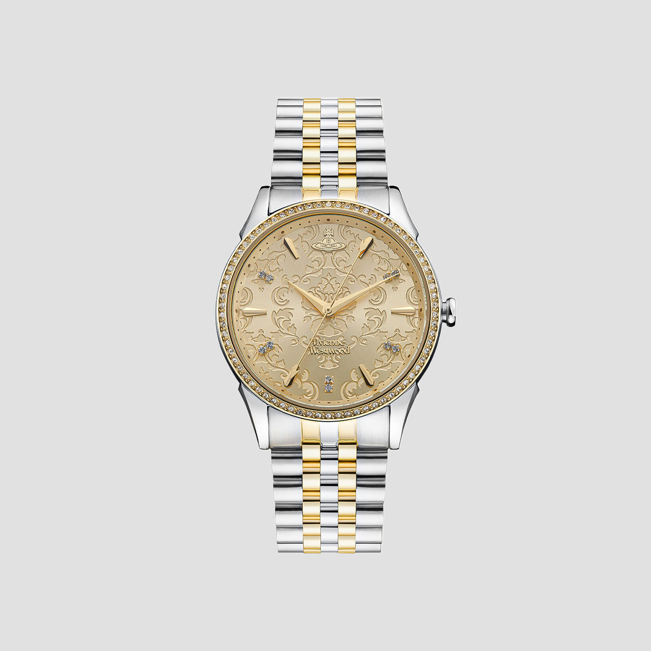 Vivienne Westwood Wallace Watch Gold Dial Silver Watch VV208CPSG