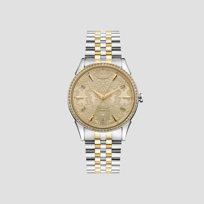Vivienne Westwood Wallace Watch Gold Dial Silver Watch VV208CPSG