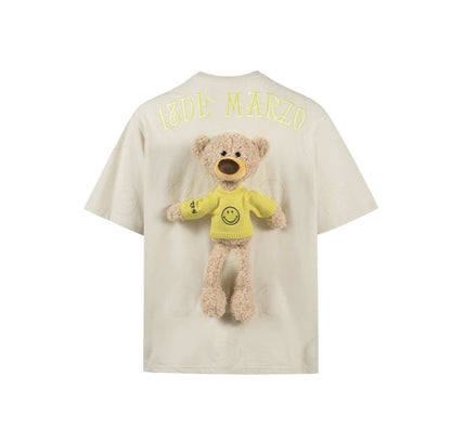 13De Marzo X Smiley Allover Palda Bear Tee Cream