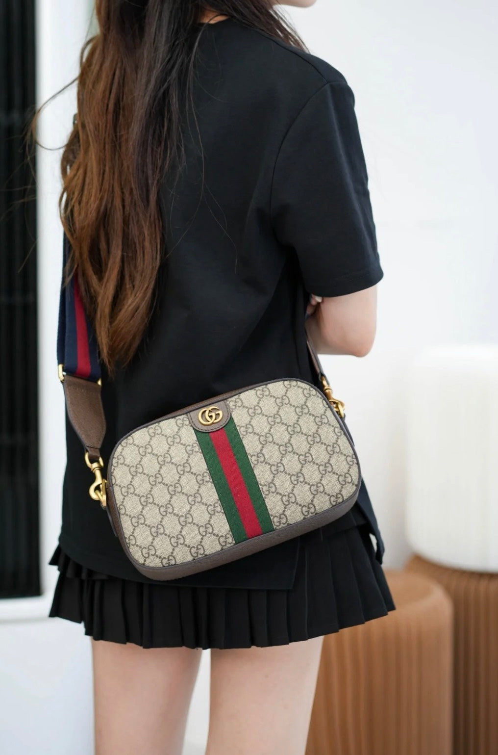 Túi đeo chéo Gucci Ophidia GG Small Shoulder Bag 'Ebony' 752591-FACFW-8920