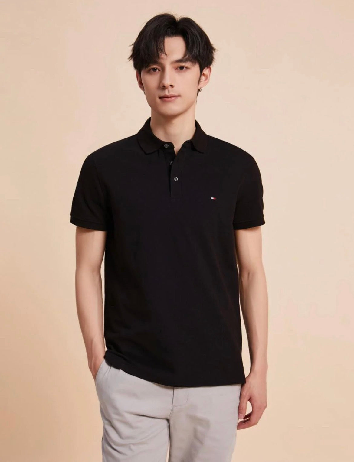 polo tommy hilfiger black 78J7063 001