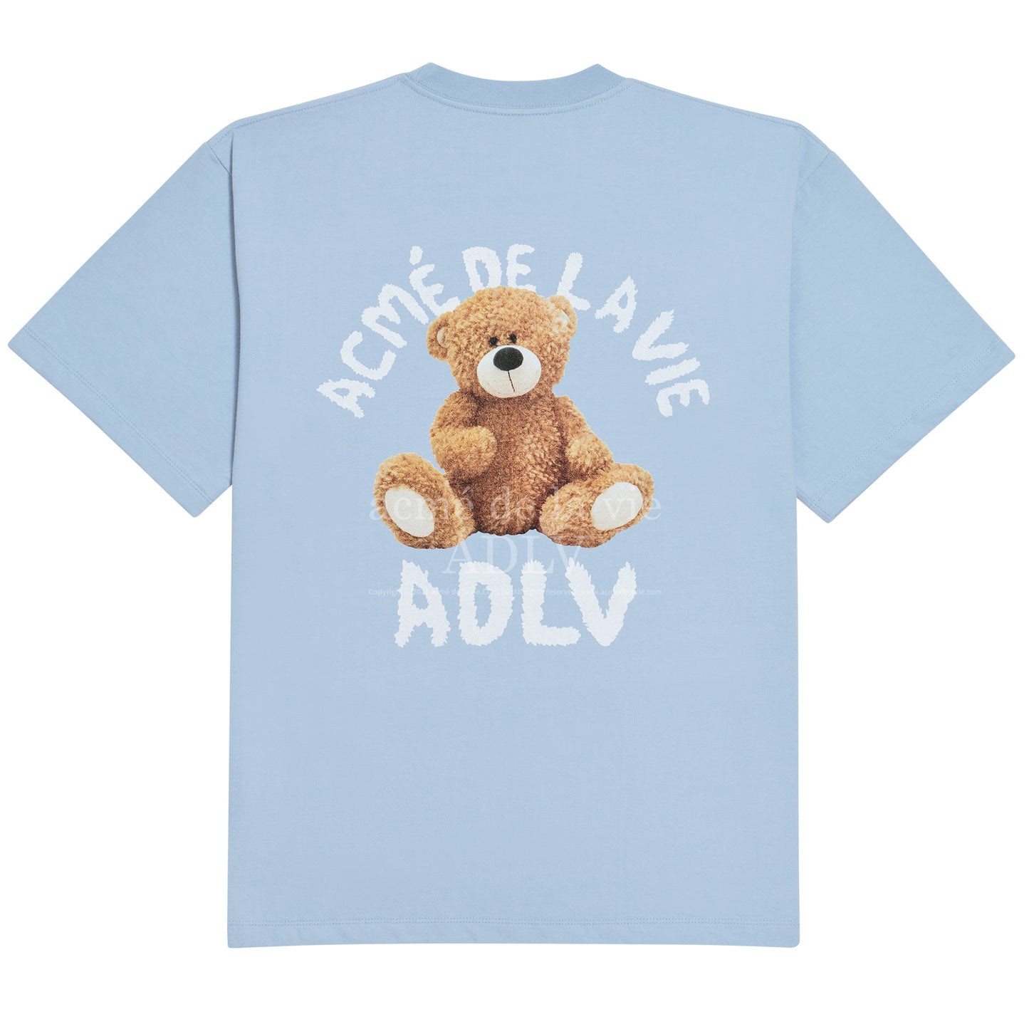 TEDDY BEAR (BEAR DOLL) SHORT SLEEVE T-SHIRT SKYBLUE