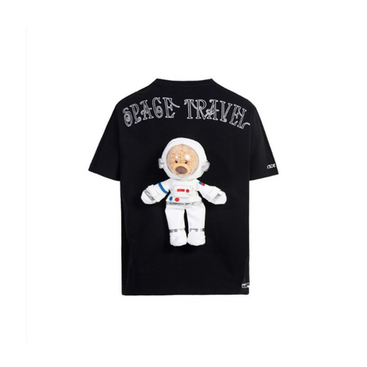 13de marzo astronaut teddy bear tee black