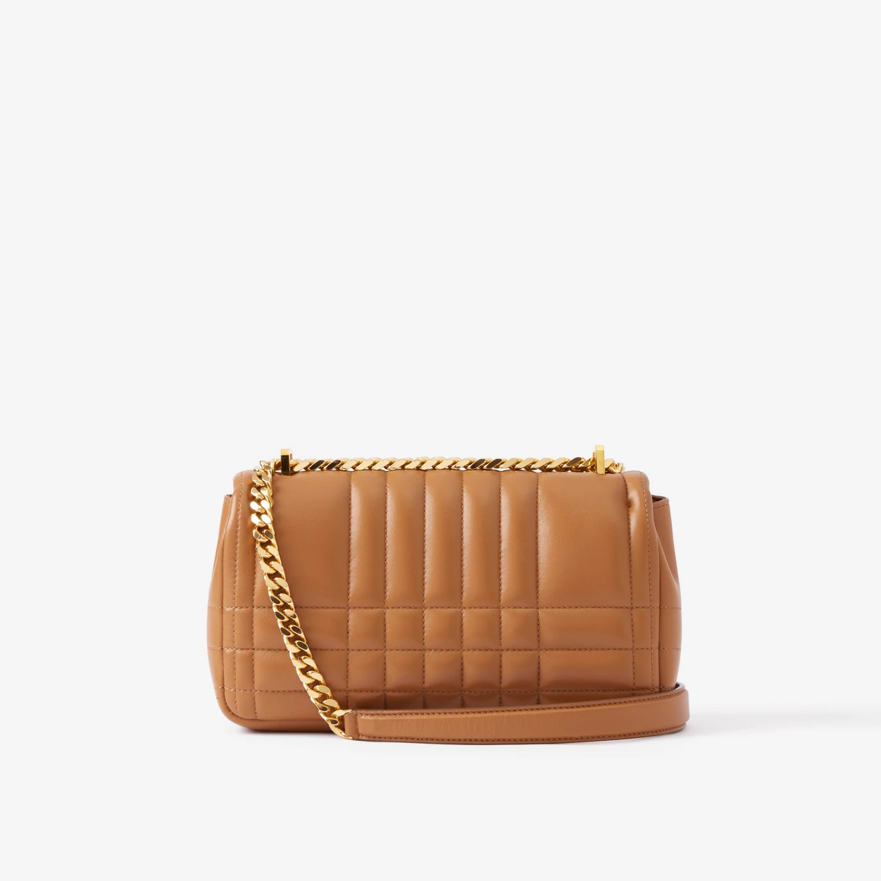 BURBERRY SMALL LOLA BAG IN MAPLE BROWN BLANK ROOM
