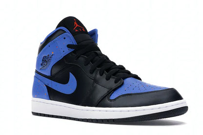 JORDAN 1 MID ROYAL PAINT SPLATTER