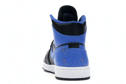 JORDAN 1 MID ROYAL PAINT SPLATTER