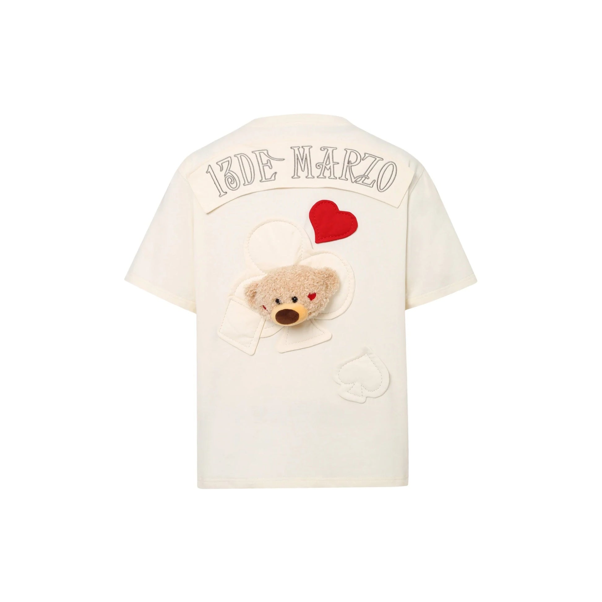 13 DE MARZO POKER HEART PATCHWORK TEE CREAM (27)