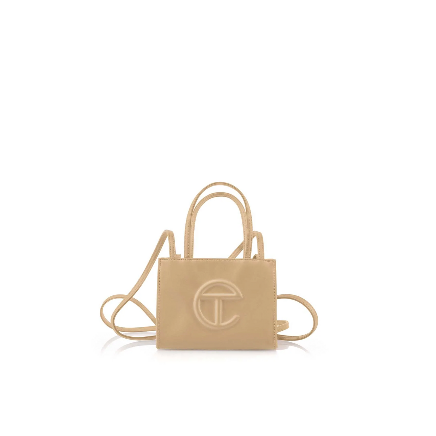 TELFAR SMALL CREAM SHOPPING BAG