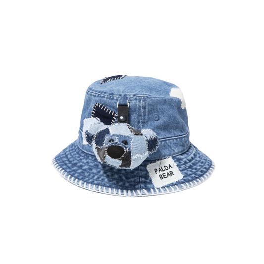 13De Marzo Palda Bear Denim Bucket Hat