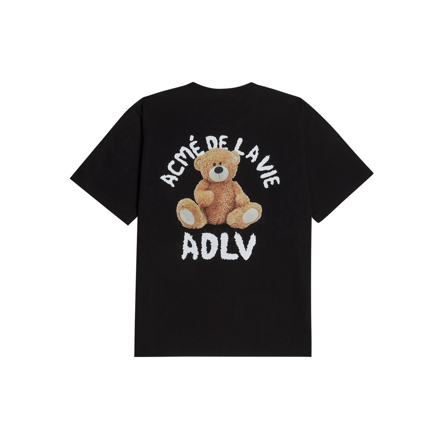 ADLV TEDDY BEAR (BEAR DOLL) SHORT SLEEVE T-SHIRT BLACK