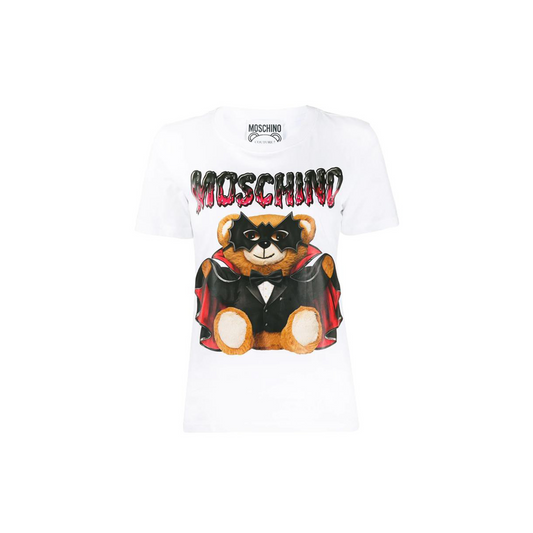 MOSCHINO BAT TEDDY BEAR PRINT T-SHIRT