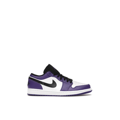 JORDAN 1 LOW COURT PURPLE WHITE