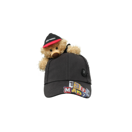 13DE MARZO CLIPPING LOGO BEAR CAP BLACK