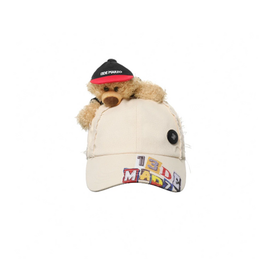 13DE MARZO CLIPPING LOGO BEAR CAP CREAM