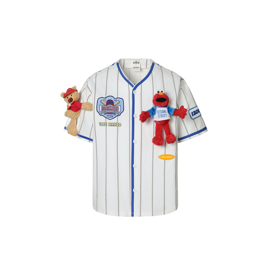 13DE MARZO ELMO BASEBALL SHIRT WHITE
