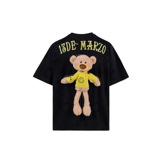 13DE MARZO ALLOVER SMILEY PALDA BEAR T-SHIRT